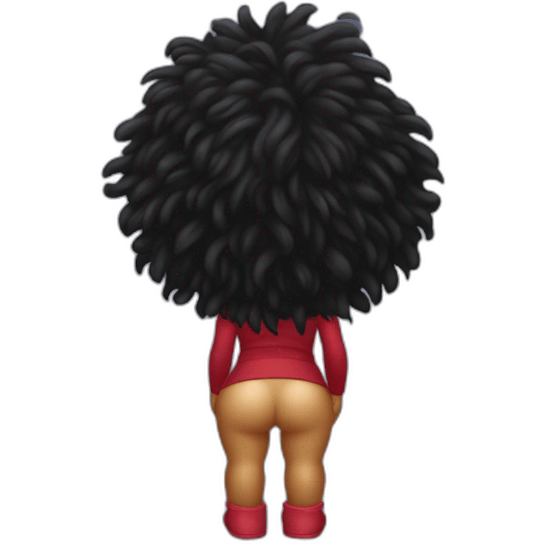 Gollywog pawg from behind emoji