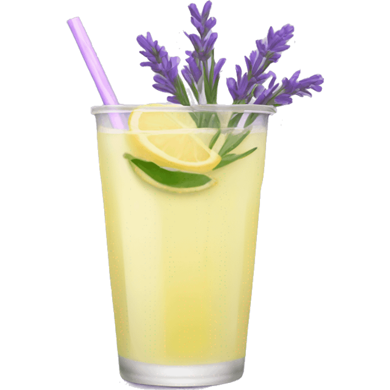 Lavender lemonade emoji