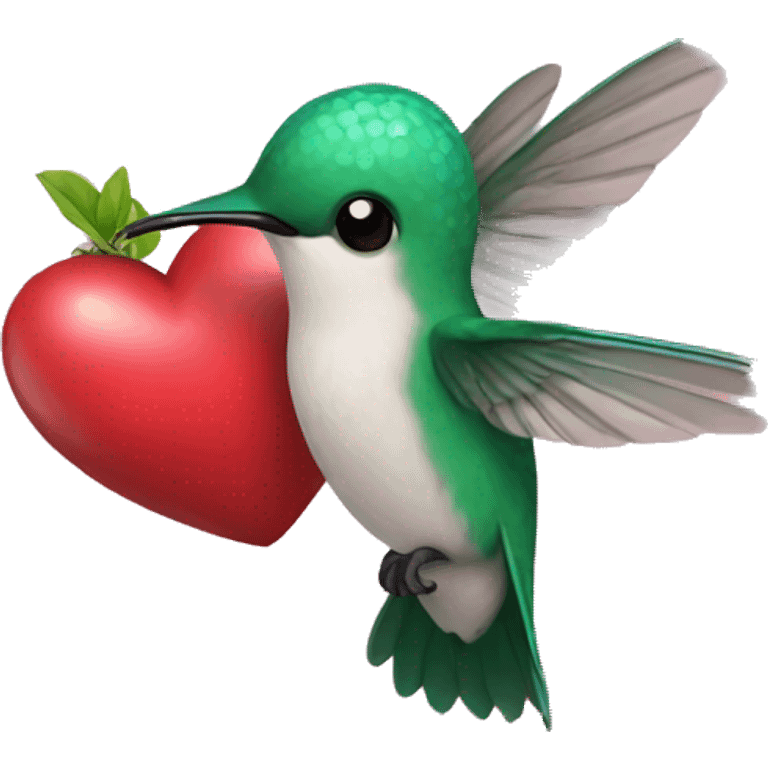 hummingbird heart emoji