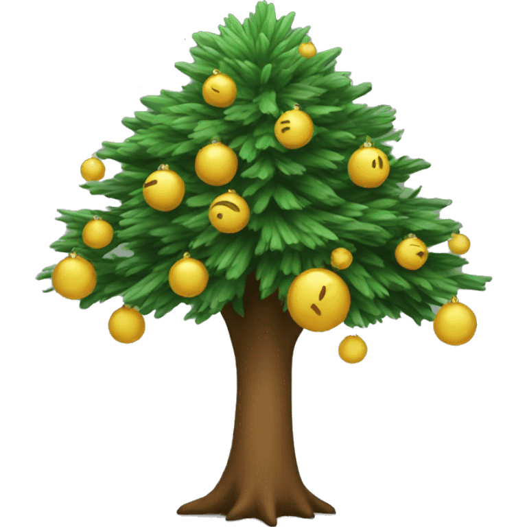 New Year tree emoji