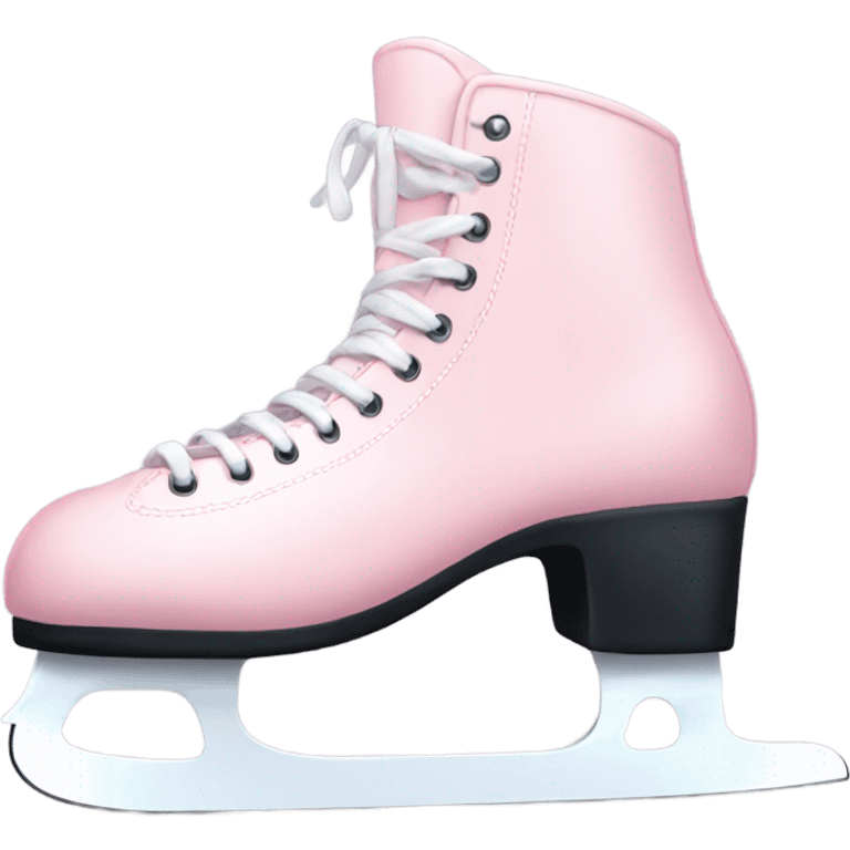 pastel pink ice skates emoji