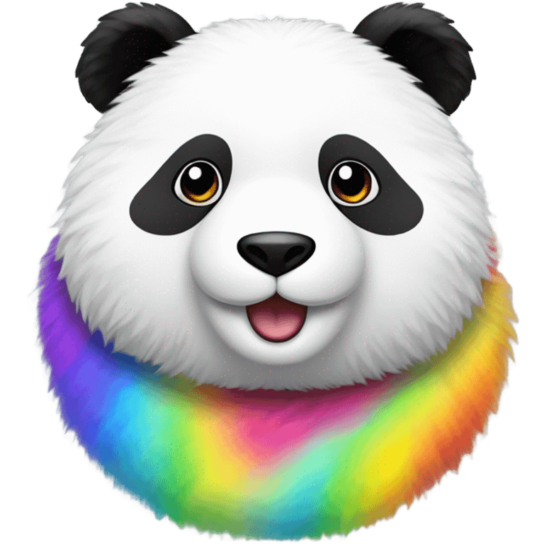 rainbow panda emoji