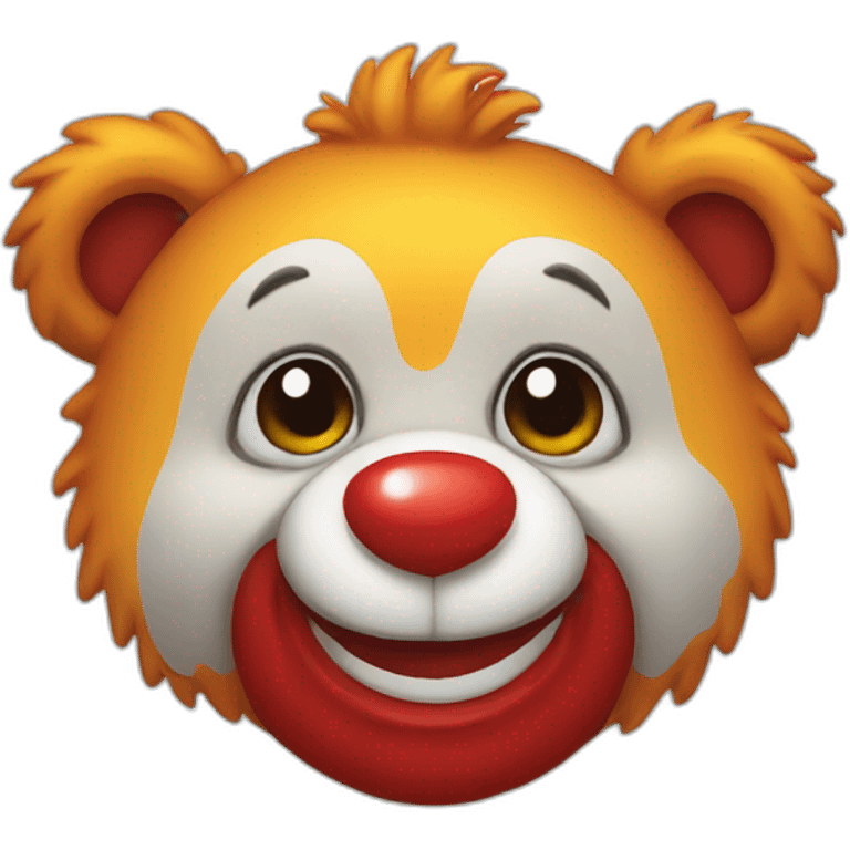 clown bear emoji