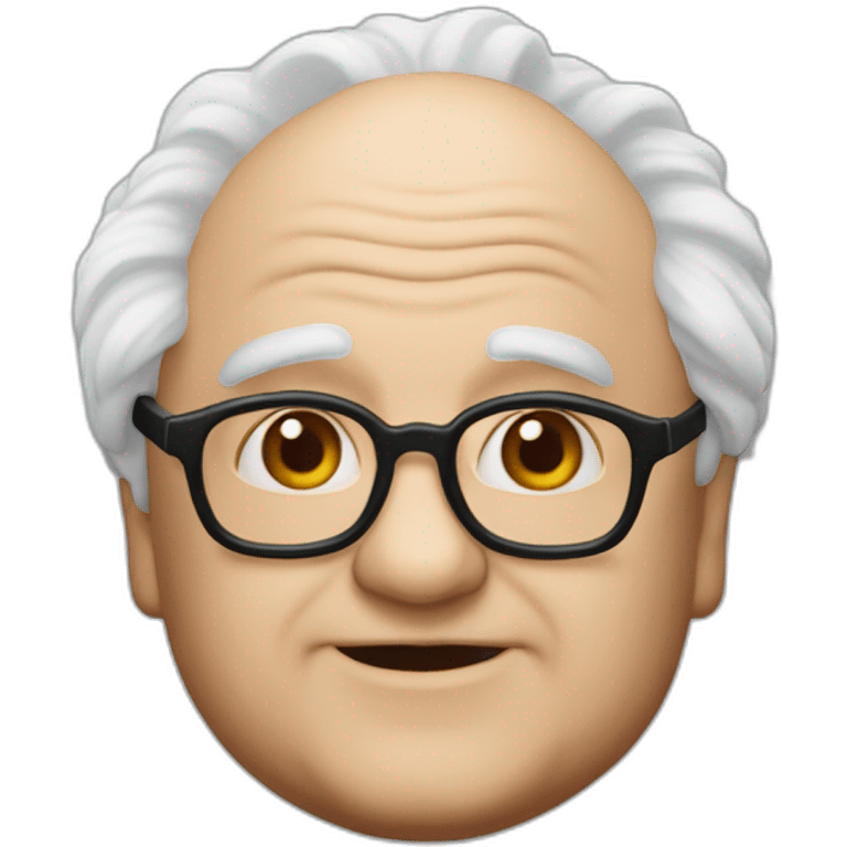 ongo gablogian danny devito white hair emoji