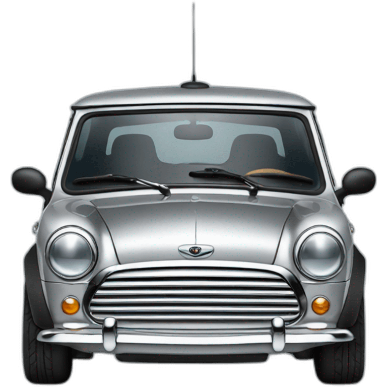 silver mini cooper emoji