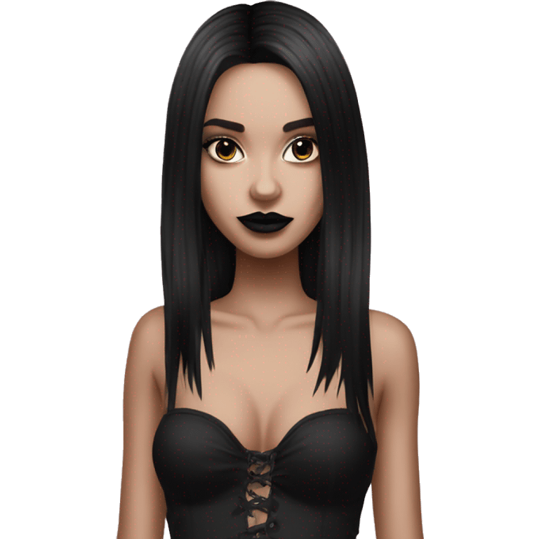 Goth victoria secret model emoji