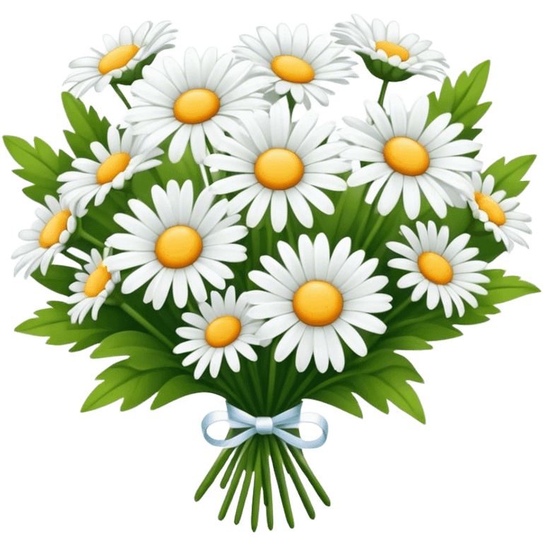 bouquet of daisies emoji