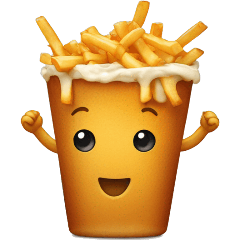 Poutine qui danse  emoji