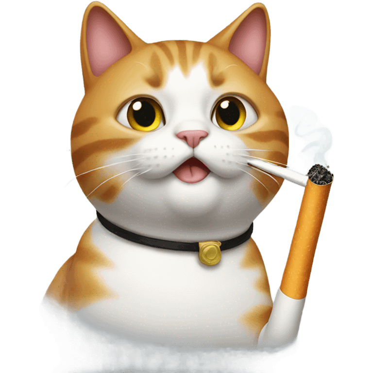 cat with cigarette  emoji