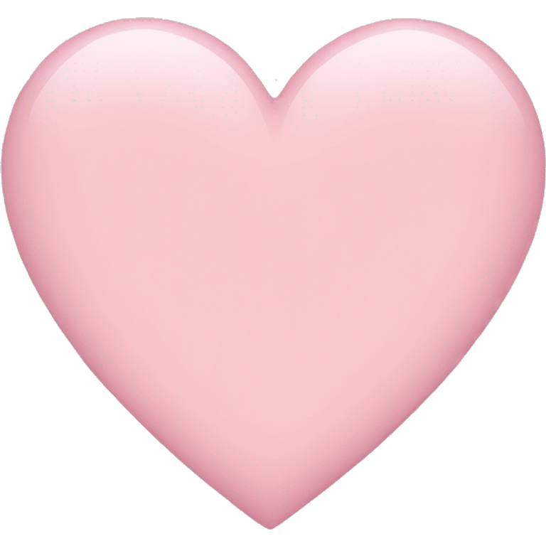 light pink heart emoji