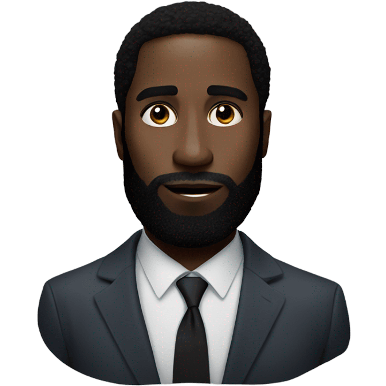 John David Washington realistic portrait emoji