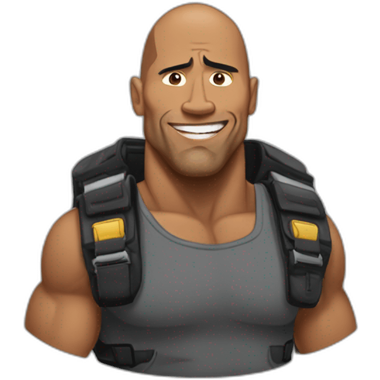 The Rock qui hausse le sourcil emoji