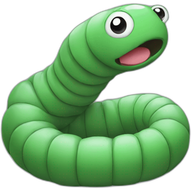 worm emoji