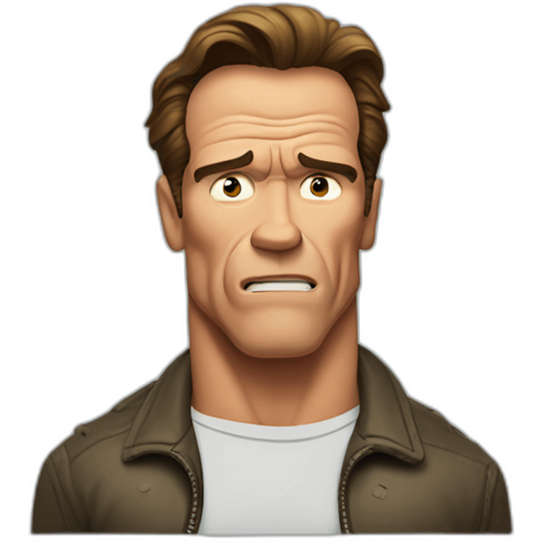 arnold schwarzenegger scared of bees emoji