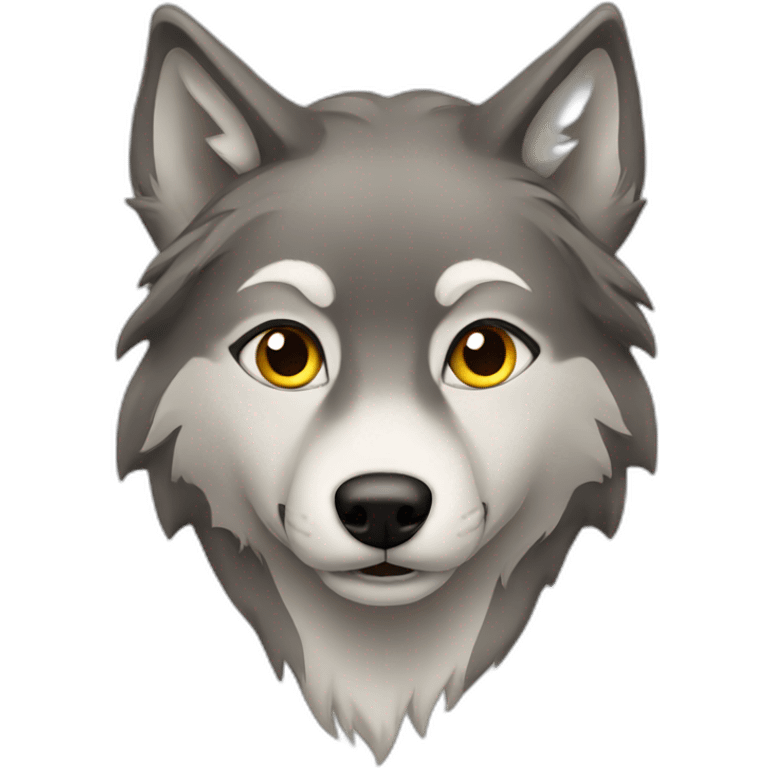 Female wolf  emoji