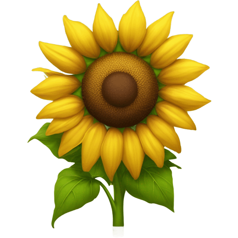 sunflower on a field emoji