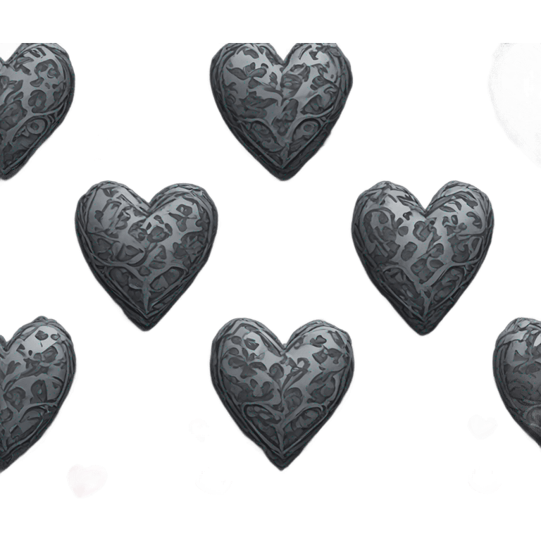 Gothic heart  emoji