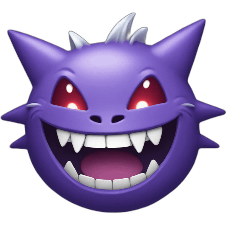 gengar laughing smiling emoji