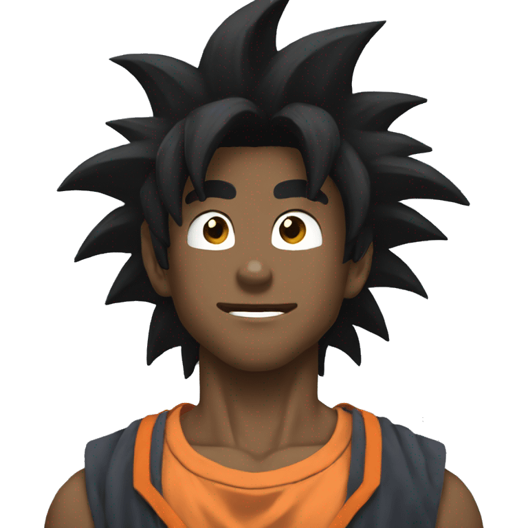 Black goku emoji