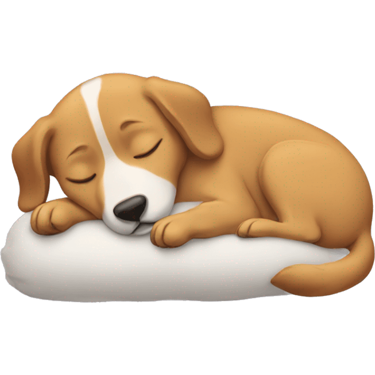 Sleeping dog emoji