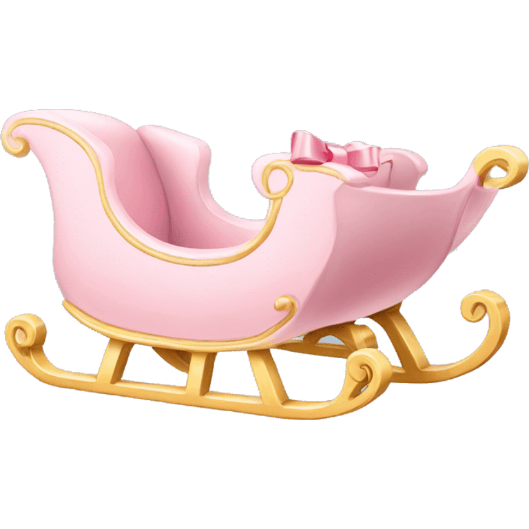 light pink sleigh emoji