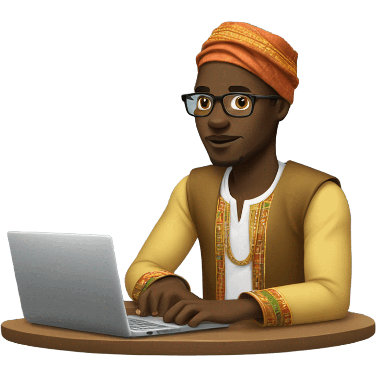 a nigerian programmer emoji