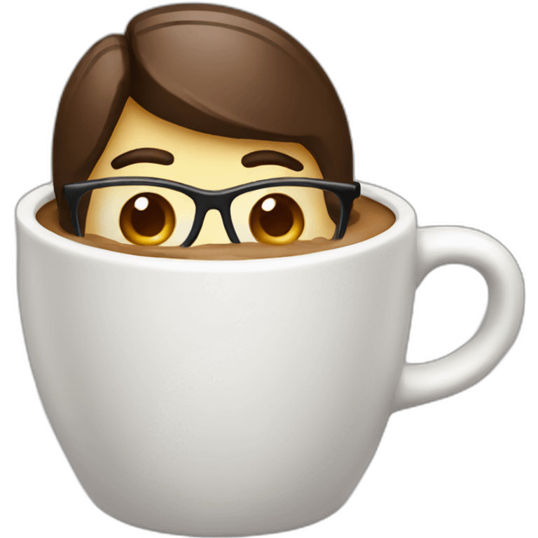 smart coffee emoji