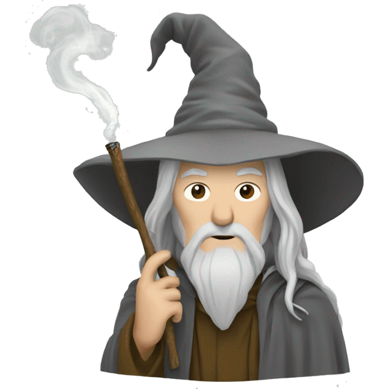 gandalf smoking with aragorn emoji