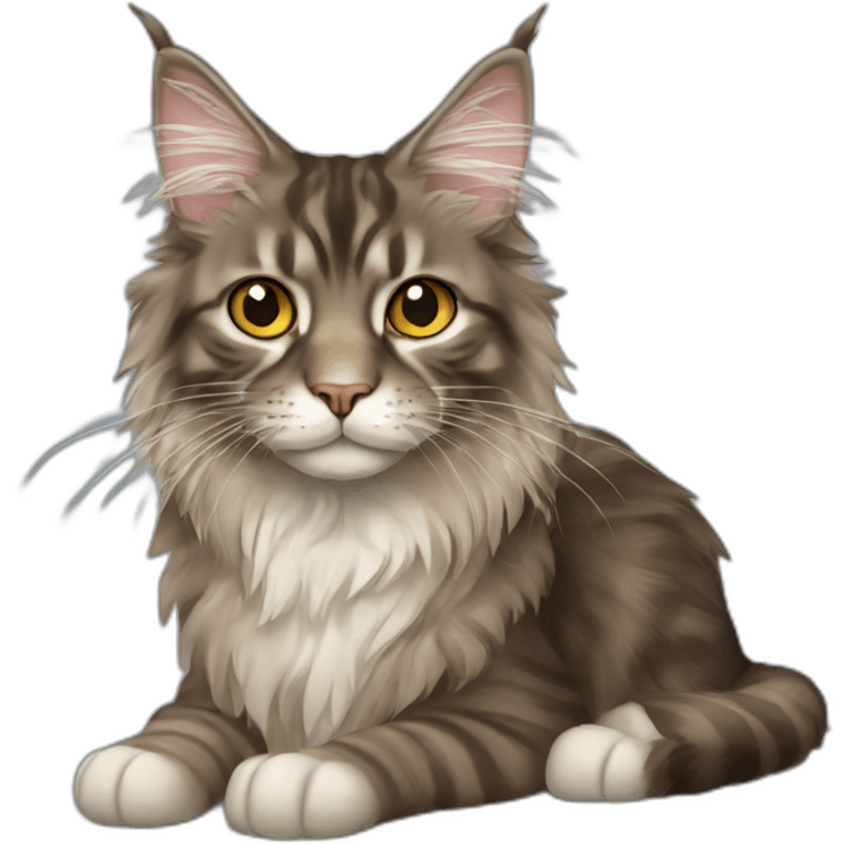 maine coon cat emoji