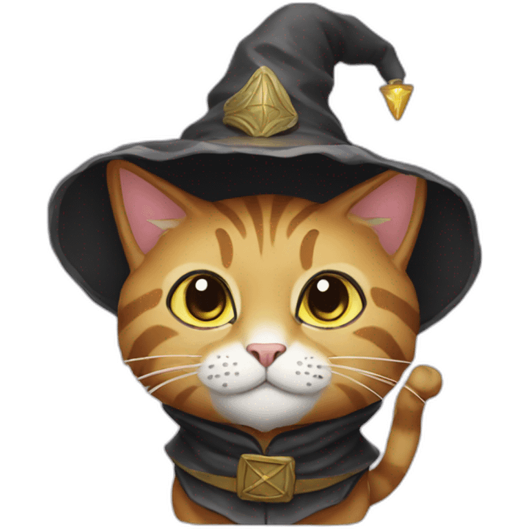 Wizard cat emoji