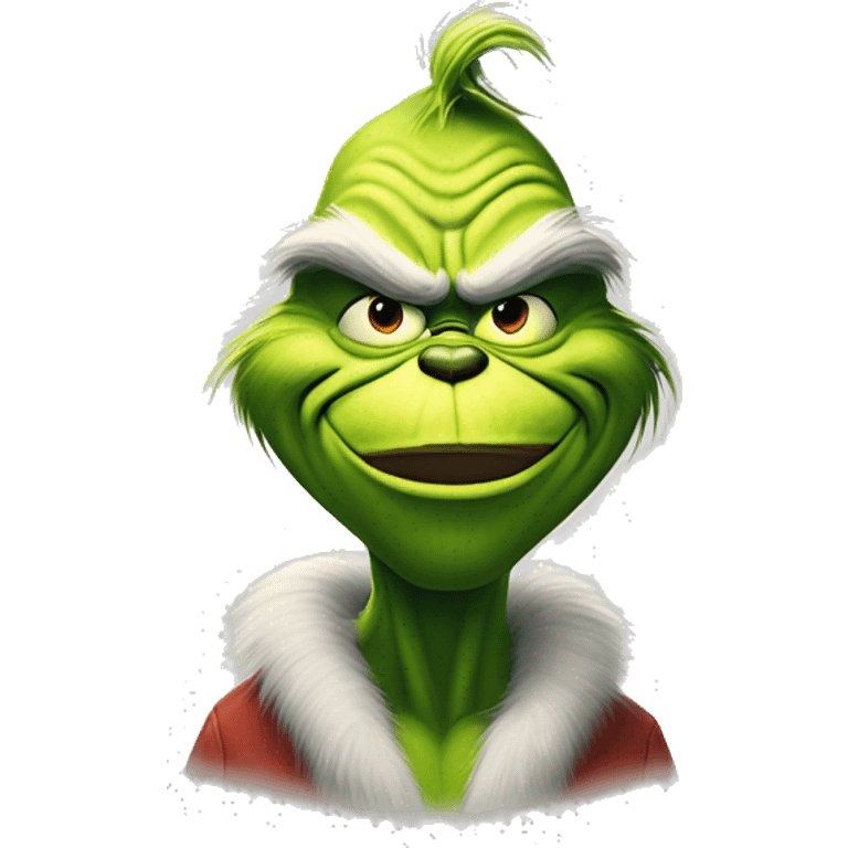 The grinch disliking darker colours emoji