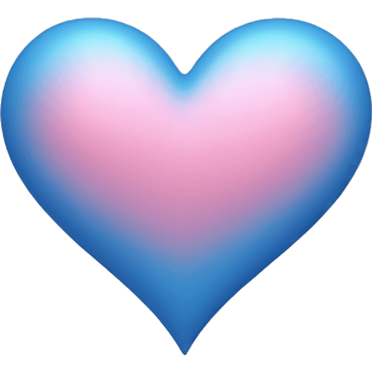 pink and blue heart emoji