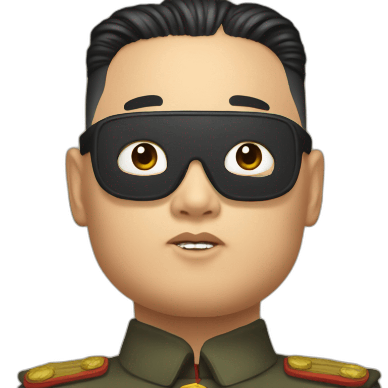 Kim Jong un super hero emoji