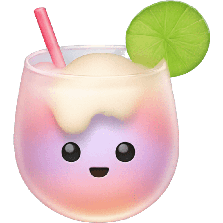 mochi with cocktail emoji