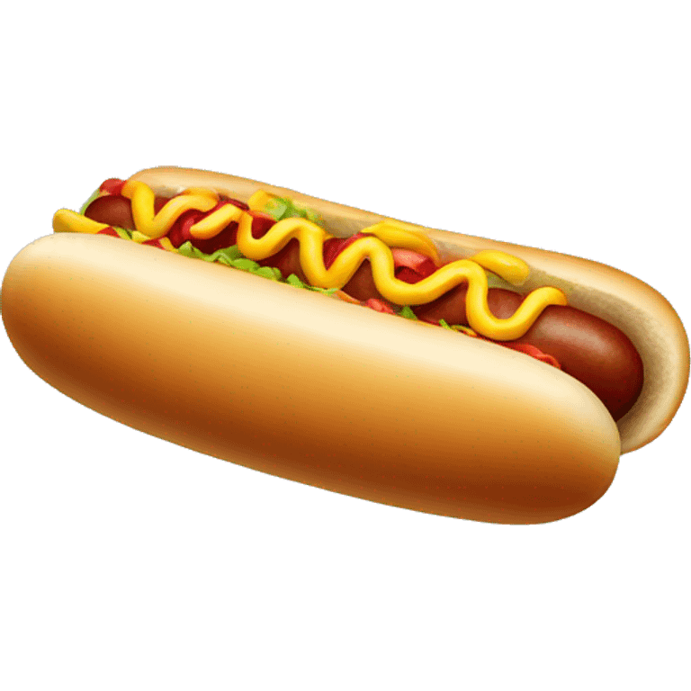 Hotdog dancing emoji