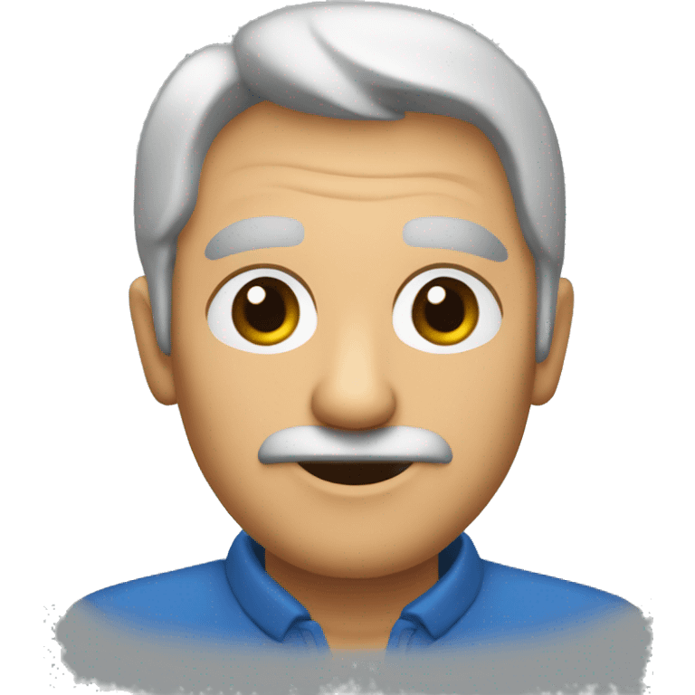 Viejo rubio con ojos azules emoji