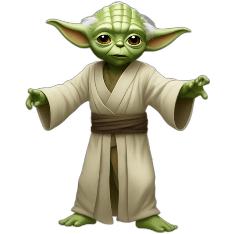 Yoda qui dance emoji