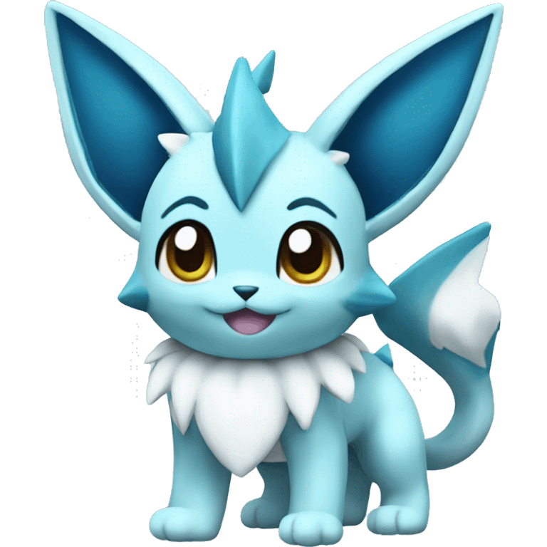 Glaceon Vaporeon Pokémon emoji