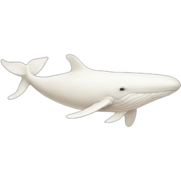 Albino striped whale emoji