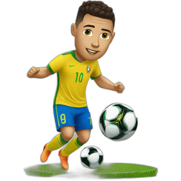 Ronaldo with worldcup emoji