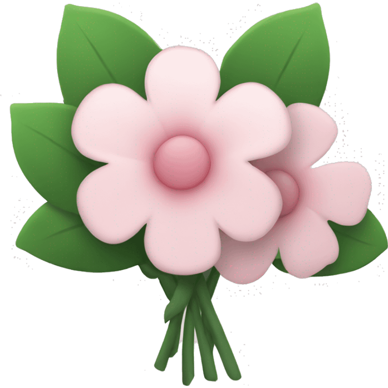 light pink flower bouquet emoji