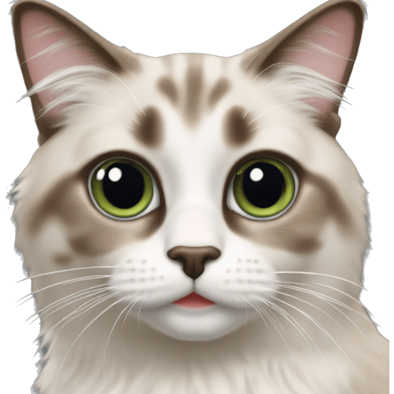 tabby ragdoll cat emoji