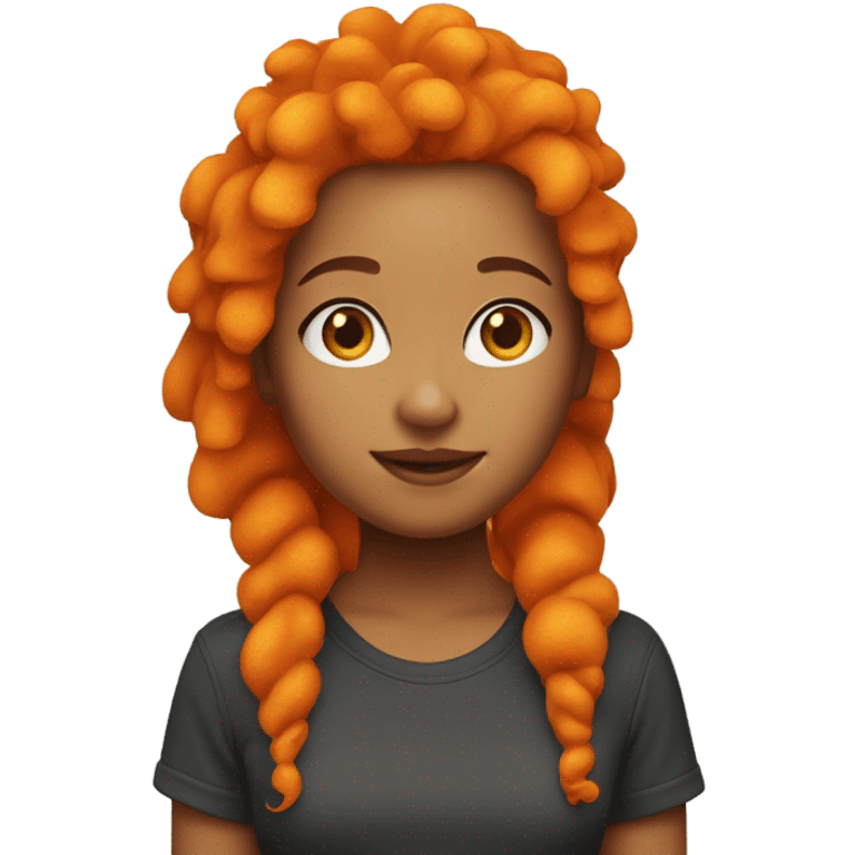 Cheeto girl emoji