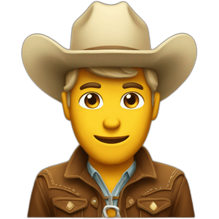 horns up cowboy emoji face emoji