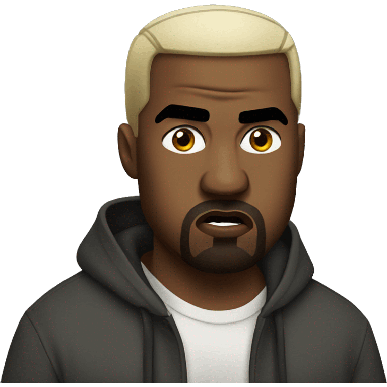 angry kanye west  emoji