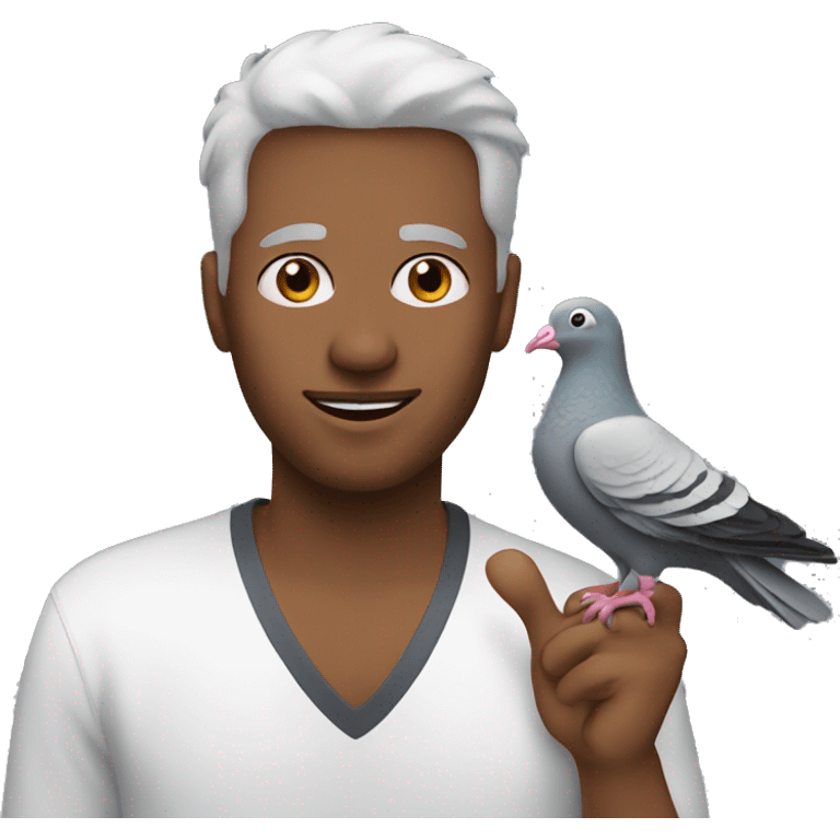 birthday with pigeon emoji