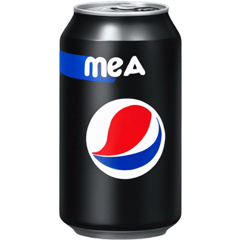 Black Pepsi Max can emoji