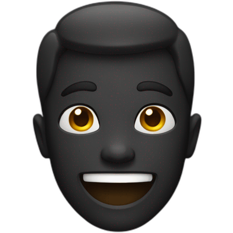 Dark smily emoji