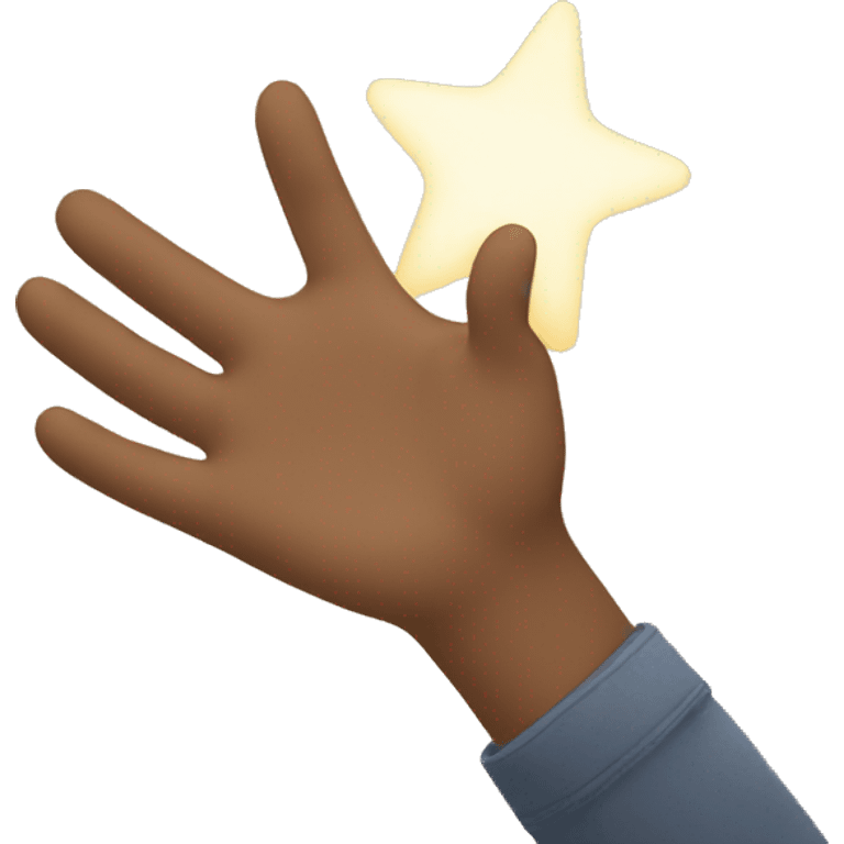 Reach for the stars emoji