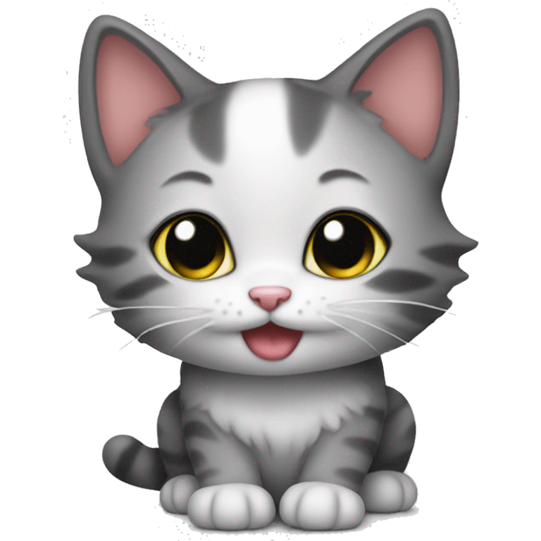 Cute little kitty  emoji